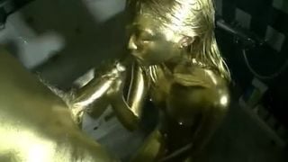 Golden Teen Japanese Body Paint