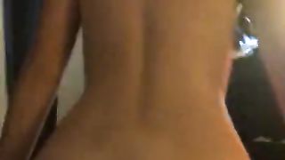 Tiny Teen with Bubble Butt Rides my Dick Quickie