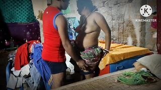 Elder stepsister stripped naked and fucked in doggy style from behind India Desi girls sax