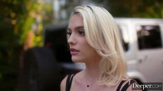 Deeper. Masochistic Beauty Kenna Is Blindfolded and Flogged