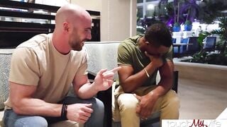 Wife Gets Plowed in Hotel Horny Threesome - While Hubby Watches - Touchmywife - 2