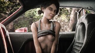 She got a hard anal with stranger on the road