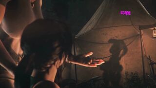 Curvy Stepsister Lara Croft Destroyed By Massive Cock - 3D Animation Full HD