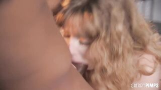 Big Tits Lena Paul Spreads Her Hairy Pussy While Troy Licks Her Pussy Before A BBC Fuck