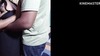 I invited him to bed when a postman came to deliver the door