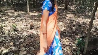 A girl was fucking hard and deepthroat with her stepbrother in jungle, A girl and boy fucking hard in jugle