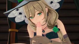 Lisa Minci Genshin Impact Hentai Sex in Different Positions Creampie MMD 3D Dark Green Hat
