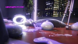 Petite Mommy Missed Monster Cock ** FUTA vs Blonde FUTA ** HARDCORE 3D Animation