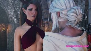 Ciri seduces by a succubus | A witcher's tale - PARODY