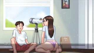 Summertime Saga - Step sis gets her wet pussy eaten (Jenny)