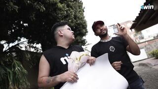 FAT LOSER WATCHES WHILE HIS FRIEND FUCKS HIS GIRLFRIEND AFTER REJECTING HIM-JENIFER PLAY