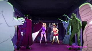 Mystery Detectives Velma & Daphne Encounter MONSTROUS Cocks ▪ EXCLUSIVE 4K Bukkake