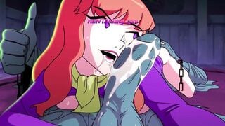 Mystery Detectives Velma & Daphne Encounter MONSTROUS Cocks ▪ EXCLUSIVE 4K Bukkake