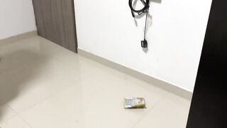 The boss offers his maid money to undress