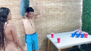 I Beat My Stepsister at the Game and End up Fucking Her Really Hard Until I Fill Her Ass with Cum.