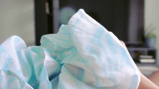 Muslim cleaning lady caught me jerking off and let me fuck her hard