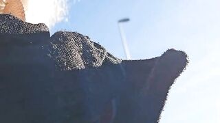 milf looking for a cock in the countryside. I find her in a barn sucks her fucks me and empties her on my face