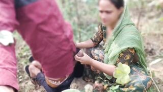 Desi Indian village maid fucked by Malik, hindi maid outdoor jaungal sex viral video hindi audio HD
