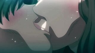 Big Boobed Beauty Loves To Suck Boyfriend's Tongue While Squeezing Milk's Cock With a Handjob