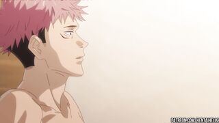 Jujutsu kaisen hentai Kugisaki gets a creampie in her tight pussy