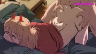 Chainsaw Man First Sex Story ( Hentai Parody ) - Uncensored