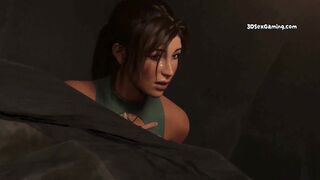 Lara Croft Walking Into A Trap - No Escape Without Rough Sex - Exclusive Gameplay