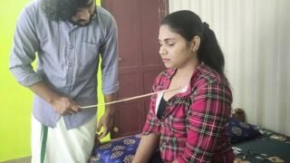 Teacher teaches about opposite sex attraction and how to do sex in practical with his girl student, Teacher and student hot sex