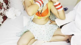 Sasur and Bahu Father-in-law Fucked by Daughter-in-law Alone in the Room for Oil Massage Part 2