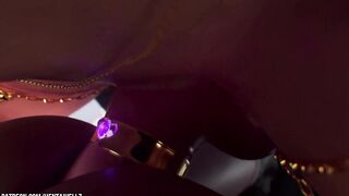 futa nun fills her apprentice's pussy with creampie.