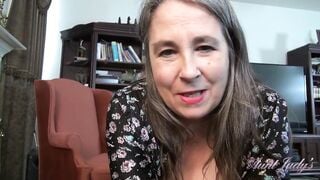 Ajudys - Your Mature Step-aunty Grace Gives You a Helping Hand (pov)