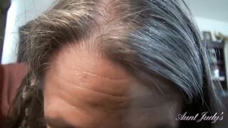 Ajudys - Your Mature Step-aunty Grace Gives You a Helping Hand (pov)