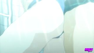 Hentai Pros - Akitoshi Fucks His Stepsister Hitomi & Shinigami Mina Who Are Both Impregnated By Him