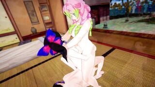 Demon Slayer - | Hot Futas Orgy | with Mitsuri, Shinobu, Kanao and Aoi