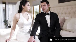 MODERN-DAY SINS - Groomsman Assfucks Best Buddy's Wife Valentina Nappi In Marital Bed On Wedding Day