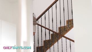 Shy girl turns into wild sex predator with lucky guy