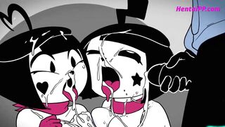 Mime & Dash Threesome Animation Hardsex * Blowjob * // HENTAI 2D
