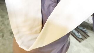 Indian village young native girlfriend came from school and sucked my cock and got her fucked