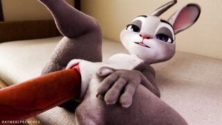 Judy Hopps riding your dick close-up