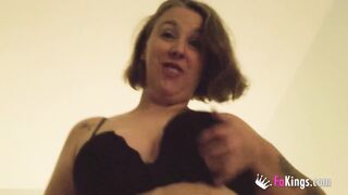 Blonde and recently divorced mommy comes to FAKings to fuck a young man