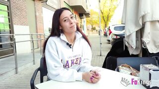 Sofia Sweet Secrett teases her own driver before enjoying a PUBLIC COCK!