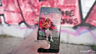 GERMAN SCOUT - Big Tits German Fitness Model Glory Cat Pickup for Casting Fuck