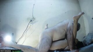 YOUNG & OLD HARD FUCK - Hard Pussy Fuck With Cum On Her Ass.