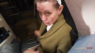 AuntJudysXXX - Naughty Horny Nun Autumn Fucks the Handyman