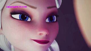 Elsa And Anna Frozen Lesbian Porn - Making Her Cum With A Secret Blue Cube