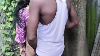 I see my aunty going into the bathroom to pee but I hugged her and started fucking her ass