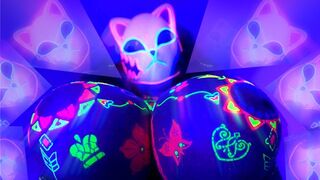 Join This HENTAI TITFUCK CHALLENGE! Mind-blowing NEON COSMOTITS | LilyKoti