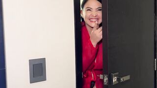 Busty busty babe fucks her sister's ebony boyfriend on the sly