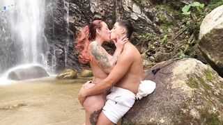 Outdoor fucking with a horny big ass redhead - Milán Rodríguez & Devil Khloee