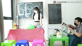 Asian Cute Girl Hardcore Fucked by StepUncle in Snack Shop