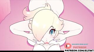 Rosalina Uses Her Magic Wand To Entertain Girls With Blowjob And Anal - Best Futa Hentai Story 4k
